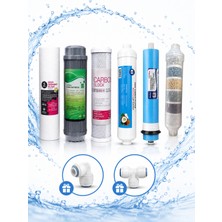Açık Kasa Su Arıtma Cihazı 6'lı Filtre Seti 10 Aşamalı Lg Membran (6'lı Mineral Filtre)