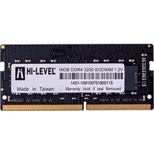 16GB Ddr4 3200MHZ Sodımm 1.2V HLV-SOPC25600D4/16G Hı-Level