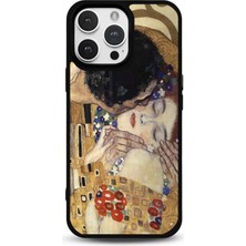 Modiwa Design iPhone 16 Uyumlu Desenli Glossy Parlak Yüzey Silikon Telefon Kılıfı
