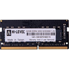 32GB Ddr4 3200MHZ Sodımm 1.2V HLV-SOPC25600D4/32G Hı-Level
