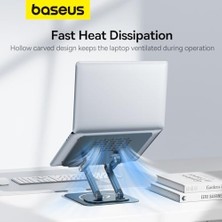 Ayarlanabilir Dizüstü Bilgisayar Standı, 360 Derece Dönebilen Ayarlanabilir Dizüstü Bilgisayar Standı (Üç Katlı Versiyon) MacBook Air Pro, Dell Xps, Hp Vb. Için Ergonomik Katlanabilir Stand