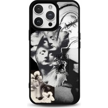 Modiwa Design iPhone 16 Uyumlu Desenli Glossy Parlak Yüzey Silikon Telefon Kılıfı