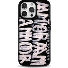 Modiwa Design iPhone 14 Pro Uyumlu Amor Tasarım Glossy Parlak Yüzey Silikon Telefon Kılıfı