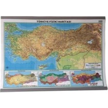 Odak Türkiye Haritası 35X50 cm Duvar Haritası Fiziki Siyasi