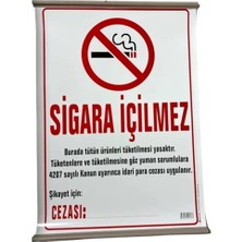 Odak Sigara Içilmez Levhası 35X50 cm Plaket