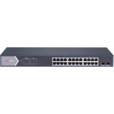 Hikvision Hıkvısıon DS-3E1526P-SI 24XGE2XGE/SFP Full Gigabit Yönetilebilr 370W Poe Switch