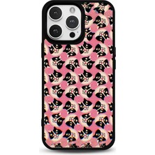 Modiwa Design iPhone 14 Pro Uyumlu Desenli Glossy Parlak Yüzey Silikon Telefon Kılıfı