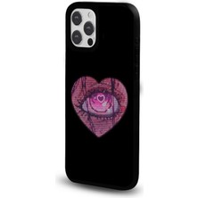 Modiwa Design iPhone 14 Pro Uyumlu Desenli Glossy Parlak Yüzey Silikon Telefon Kılıfı