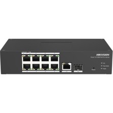 Hikvision Hıkvısıon DS-3T1310P-SI/HS 8XFE1XGE RJ45 Megabit 110W Poe Switch