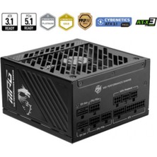 MSI Msı Mpg A1250GS Pcıe5 1250W 80 Gold Psu