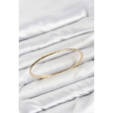 cm Gold Renk Lazer Kesim Model 65 mm Bilezik