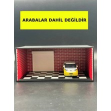 3D Atelier 1:64 Ölçek Diecast Araba Garajı