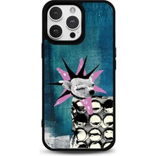 Modiwa Design iPhone 17 Uyumlu Desenli Glossy Parlak Yüzey Silikon Telefon Kılıfı