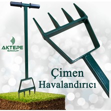 Aktepe Group Çim Havalandırıcı Çimen Havalandırma Sivri Uçlu Toprak Kök Havalandırma Bahçe Aleti Çim Bakımı