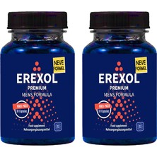 Fırsatkolik Erexol 2 Adet Erkekleri Desteklemeye L-Argininli L-Citrullineli Macatozlu Çinko Üzüm Çekirdeği Extreli 30 Lu Kapsüller