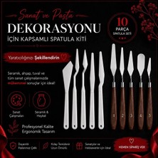 Desup 5li Metal & PLASTİK Resim Spatulası, Palette Knives, Ressam Sipatulası Sıpatula Spatül