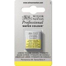 Winsor & Newton : Professional : Yarım Tablet Sulu Boya : Lemon Yellow Hue