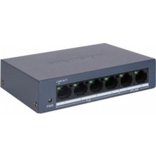Hikvision Hıkvısıon DS-3E0106MP-E/M 4XFE2XFE Megabit Yönetilemez 45W Poe Switch