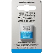 Winsor & Newton : Professional : Yarım Tablet Sulu Boya : Manganese Blue Hue