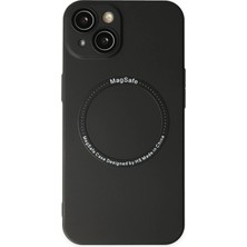 Aconcept Newface Iphone 14 Plus Kılıf Jack Magneticsafe Lens Silikon - Siyah