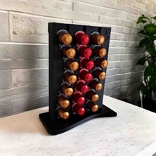 Dalgalı Tasarımlı Nespresso Kapsül Tutucu ve Düzenleyici