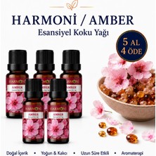Harmoni Amber Esansiyel Uçucu Koku 10ML Difüzör Esansı Buhurdanlık Yağı ve Oda Kokusu  5AL 4öde