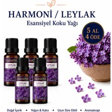 Harmoni Leylak Esansiyel Uçucu Koku 10ML Difüzör Esansı Buhurdanlık Yağı ve Oda Kokusu  5AL 4öde