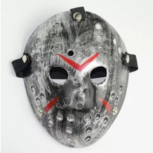 Uslucan Alışveriş Jason Maskesi Hannibal Maskesi Metal Gümüş Renk 20X25 cm