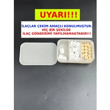 3D Atelier 3 Bölmeli Taşınabilir Ilaç Kutusu - Natural