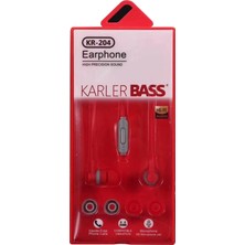 Aconcept Karler Bass KR-204 Kablolu Kulaklık - Kırmızı