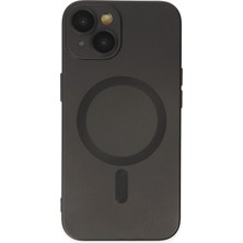 Aconcept Newface Iphone 14 Plus Kılıf Moshi Lens Magneticsafe Silikon - Siyah