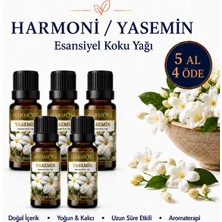 Harmoni Yasemin Esansiyel Uçucu Koku 10ML Difüzör Esansı Buhurdanlık Yağı ve Oda Kokusu  5AL 4öde