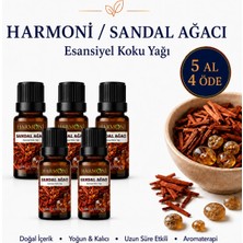 Harmoni Sandal Ağacı Esansiyel Uçucu Koku 10ML Difüzör Esansı Buhurdanlık Yağı ve Oda Kokusu  5AL 4öde
