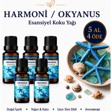 Harmoni Okyanus Esansiyel Uçucu Koku 10ML Difüzör Esansı Buhurdanlık Yağı ve Oda Kokusu  5AL 4öde