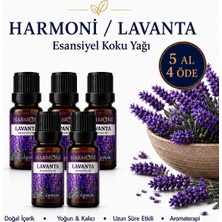 Harmoni Lavanta Esansiyel Uçucu Koku 10ML Difüzör Esansı Buhurdanlık Yağı ve Oda Kokusu  5AL 4öde