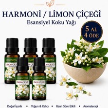 Harmoni Limon Çiçeği Esansiyel Uçucu Koku 10ML Difüzör Esansı Buhurdanlık Yağı ve Oda Kokusu  5AL 4öde