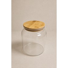 Dekomini Nativa Mega Cam Kavanoz Bambu Kapaklı (2000 Ml)