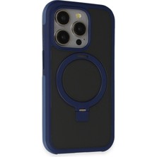 Aconcept Joko Iphone 15 Pro Zorda Airbag Magsafe Standlı Kapak - Lacivert