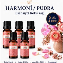 Harmoni Pudra  Esansiyel Uçucu Koku 10ML Difüzör Esansı Buhurdanlık Yağı ve Oda Kokusu  5AL 4öde