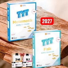ÜçDörtBeş Yayınları 2027 Model 345 Tyt Matematik Soru BANKASI-2027 Model 345 Tyt Fizik Soru Bankası-Tyt Deneme Hediye