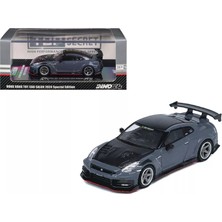 İnno64 2024 Nissan Gt-R (R35) Nismo Gray With Carbon Hood And Top "hong Kong Toy Car Salon 2024" 1/64 Diecast Model Car By Inno Models
