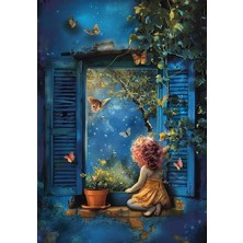 Maxi Trendy Puzzle - Mavi Gece / 500 Parça Puzzle, #3639