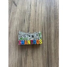 Maxi Trendy Magnet, Renkli Harfler, Dekoratif Buzdolabı Süsü, Metal Kaplama