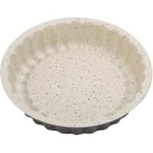Maxi Trendy Karbon Çelik 22 cm Yuvarlak Dilimli Tart Turta Kek Kalıbı CIN803KHV