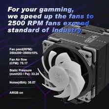 Maxi Trendy Scythe Mugen 6 Tuf Gamıng Edıtıon Siyah, 120MM Wonder Tornado Fanlı Sessiz Hava Soğutucu, Intel Lga 1700 & Amd Am5/am4 Uyumlu – Tower Soğutucu