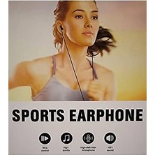 Maxi Trendy K103 3.5mm Jack Girişli Metal Yüksek Ses Sporcu Kulak Içi Extra Bass Beyaz Kulaklık Stereo Beyaz