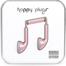 Maxi Trendy Happy Plugs Kulak Içi Kulaklık Pink Gold 7835