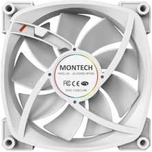 Maxi Trendy Ax 120 Argb Fan – 1600PWM, High-End Durability, Silent Performance, And Stunning Argb Design (120MM, White)