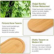 Maxi Trendy 4’lü Bambu Servis Tepsisi Seti – Doğal Ahşap Bambu, Yuvarlatılmış Kenarlı, Kahvaltı Tepsisi, Sunum ve Servis Için Çok Amaçlı, Dayanıklı, Şık ve Modern Bambu Tepsi Seti