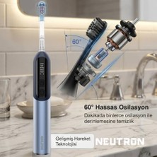 Maxi Trendy NTL-TB-12PB Otomatik, Şarjlı, Sonik Diş Fırçası, Mavi, 60° Hareketli Başlık